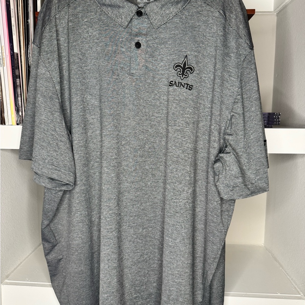 Fanatics Heather Gray Polo Shirt